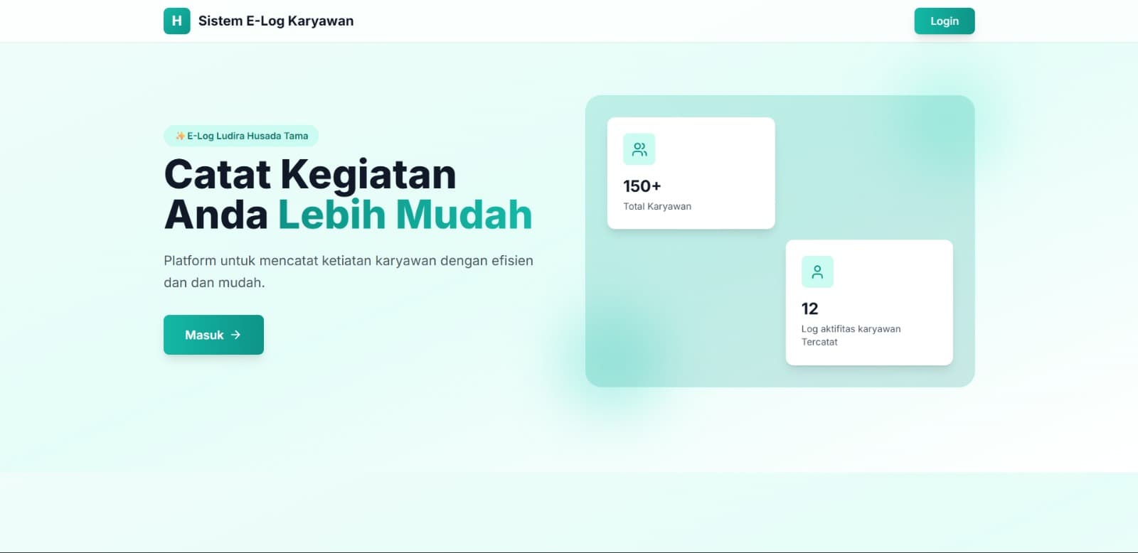 Web E-log Karyawan